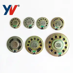 Customizable Universal Round Mini Diameter 20mm 30mm 40mm 50mm 8 Ohm 0.5w 3w Internal Magnetic Mylar Speaker