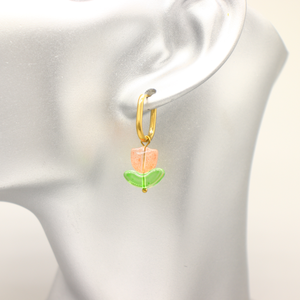 Ensemble de bijoux tendance HWASAN : collier, boucles d'oreilles et bracelet avec pendentif fleur en résine, style quotidien, pour femmes et enfants - Product Image 6