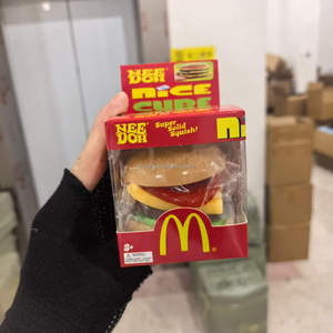 Nouveauté : Cube sensoriel anti-stress Schylling Squishy Fast Food Nice Cube en TPR à presser - Product Image 2