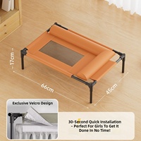 Lit surélevé pour animaux de compagnie de petite et moyenne taille, respirant, quatre saisons, tapis de couchage, lit pour chat, accessoires pour animaux de compagnie