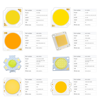 Shenzhen COB Fabrication 50 W 19*19/17 140lm Led Cob Chips Epistar DC24V 50 Watts 1919 COB LED Diode pour Éclairage Intérieur