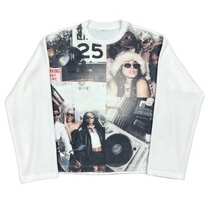 เสื้อยืดแขนยาวผู้ชายไซส์ใหญ่ ผ้าโพลีเอสเตอร์คอตตอนแบบซักแล้ว สไตล์ลำลอง สามารถสั่งทำได้ - Product Image 1