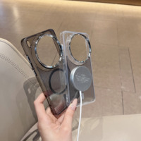 Coque de téléphone transparente pour Vivo X200 Ultra, panneau arrière en alliage de nickel, coque fine pour usage quotidien au bureau