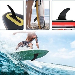 Aleta de Fibra de Vidrio de <span class=keywords><strong>9</strong></span> <span class=keywords><strong>Pulgadas</strong></span> para <span class=keywords><strong>Tabla</strong></span> de <span class=keywords><strong>Surf</strong></span>, Aleta Central Individual para SUP, Accesorios para <span class=keywords><strong>Surf</strong></span> - Product Image 2