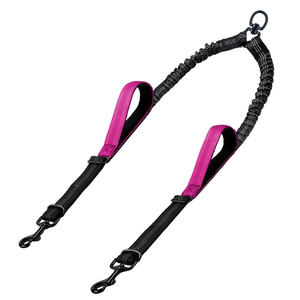 No Pull Bungee Adjustable Long Lead No Tangle Splitter Double Retractable <strong>Dog</strong> <strong>Leash</strong> for Two <strong>Dogs</strong> - Product Image 3