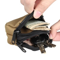 Harga Grosir Dompet Koin Kecil Tahan Aus Bergaya Olahraga untuk Penggemar Aktivitas Luar Ruangan, Tempat Kunci Taktis, Dompet Kecil Portabel dari Bahan Nilon.