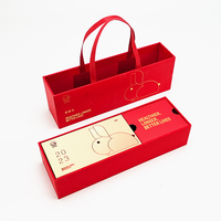 Boîtes en carton pliables de luxe en cuir de crocodile rouge avec paillettes, emballage pour chaussures et vêtements, feuille UV, poignées en ruban, aimant