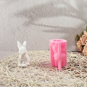 แม่พิมพ์หล่อเรซินแฮนด์เมดสไตล์ INS สำหรับตกแต่งแบบทำมือสำหรับเครื่องประดับกระต่ายทำจากซิลิโคน W0643เค้กเดสก์ท็อป - Product Image 1