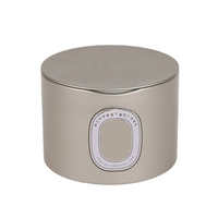 Boîtes en fer blanc 85mm*62mm personnalisées pour le thé, emballage métallique universel rond en fer blanc, petites boîtes à thé, usine de fabrication de boîtes en fer blanc