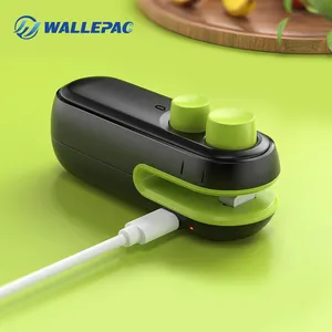 Wallepac Cheap price Bag Sealer Mini Handheld Sealer Heat Seal 2 in 1 Portable for Bags Kitchen Gadget Travel Food Snack Saver