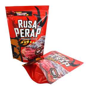 המדפסת מותאם אישית למזנק מזון חטיף זיקפל זיקלון אלומיניום אריזות פלסטיק לעמוד בשקיות עם רוכסן - Product Image 6