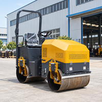 Rouleau compresseur hydraulique de 2,5 tonnes pour la réparation des routes en asphalte et le compactage des surfaces