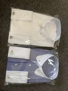 Mode Rund kragen Hemden Langarm Formale Herren hemden Akzeptieren Benutzer definiertes Logo 100% Baumwolle Office Wear - Product Image 6