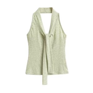 Nuevo Chaleco Versátil sin Espalda con Cuello Halter y Escote en V sin Mangas para Mujer - Colección Otoño - Product Image 2