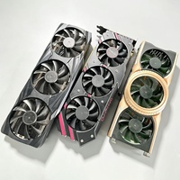 Modul Pendingin Heatsink GPU Pengganti Rakitan Radiator Baling-Baling Hijau Berbintang untuk Perbaikan Kartu Grafis RTX 2060 OEM ODM