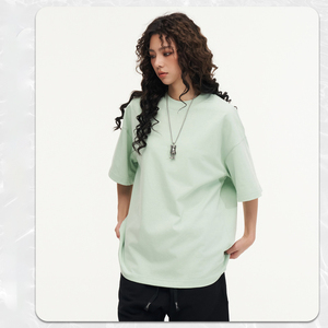 Fabricante de Ropa MT2621, Camisetas Personalizadas 100% Algodón, 350 GSM, Camisetas Extra Grandes Lisas - Product Image 5