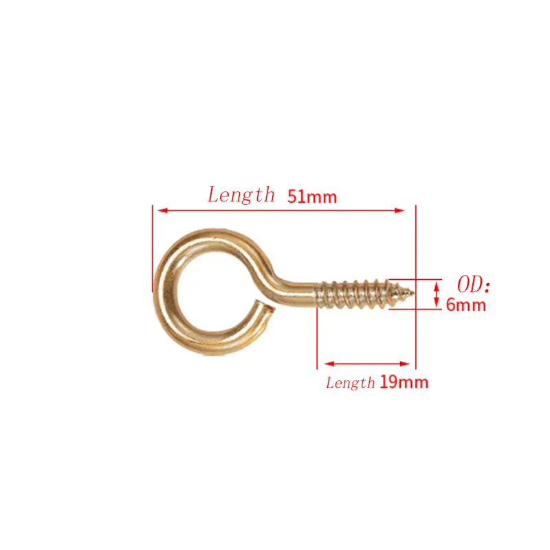 Fabrikanten Leveren 304 Roestvrijstalen Gereedschapsonderdelen 1.0*8Mm Open En Gesloten Oog Nagel Lanyard Combinatie Oogschroeven