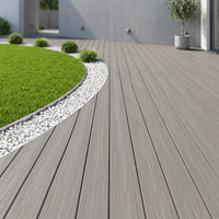 Revêtement de sol WPC extérieur, installation facile, carrelage composite bois-plastique, multicolore, terrasse de jardin, revêtement de terrasse WPC en relief 3D