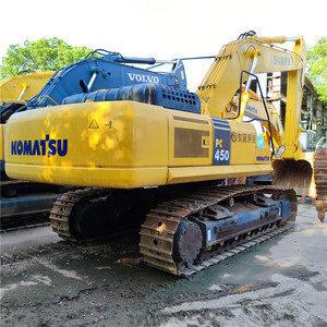 Système hydraulique complet d'occasion pour pelle sur chenilles PC450 45 tonnes du Japon, avec moteur, benne, accessoires et pompe, garantie 1 an - Product Image 1