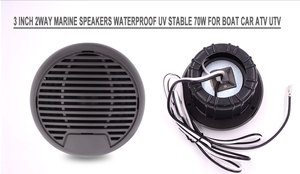 Altavoces Marinos de 3 Pulgadas para Spa, Jacuzzi, Sauna, Motocicleta, Barco, RV, Cámper, Remolque, Carrito de Golf - Altavoces Resistentes a los Rayos UV y al Agua - Product Image 4