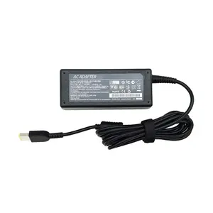 Para Lenovo Thinkpad Notebook Carregador Adaptador de alimentação Porta quadrada com Pin 65W (20V 3.25A) T450 T440 T460S T47 X1