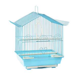 Ekstra büyük altın kuş kafesi 60cm ahşap yetiştiriciliği tel Birdhouse demir uçuş hayvan desen düğün dekorasyon ekonomik - Product Image 1