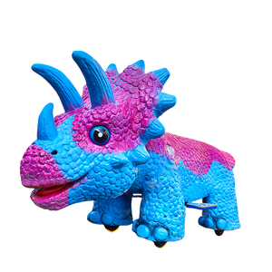 Joy2fun Juguete de <span class=keywords><strong>dinosaurio</strong></span> electrónico animado para interiores, andador eléctrico operado con monedas, directo de fábrica - Product Image 3