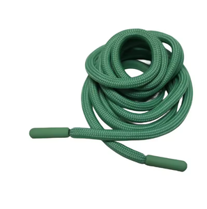 100% Polyester Braided Round <b>Cord</b> Drawcords Eco-friendly with Plastic Tips in Multi-Colors for <b>Bags</b> Shoes Garments-Coated Finish - Product Image 3