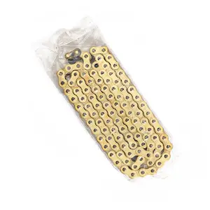 Wholesale Price 428x150L Gold Color Motorcycle Roller Chain with attachments for Motorcycle
