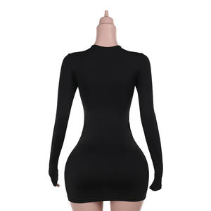 Nuovi Arrivi: Abiti Sexy Primaverili da Donna, Vestiti Mini Aderenti con Cut-Out, Eleganti Abiti Neri Bodycon per Donne e Signore - Product Image 4