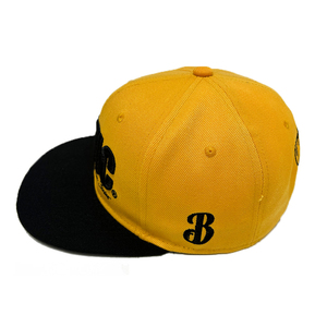 Wholesale 100% Cotton Plain Sports Snapback Cap Custom Embroidered Logo Two Tone <strong>Hip</strong> <strong>Hop</strong> Flat Brim Hats - Product Image 2