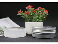 Savon Yoni Rond en Cristal à Marque Privée dans une Boîte en Aluminium, Savon Artisanal Naturel à Base de Plantes pour l'Hygiène Intime Féminine