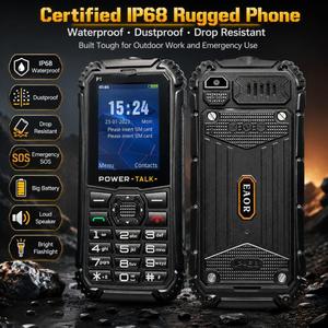 โทรศัพท์ HP219 IP68 รุ่นทนทานที่สั่งซื้อมากที่สุด หน้าจอ 2.4 นิ้ว รองรับ BT, FM, SOS, ไฟฉาย - Product Image 5