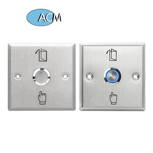 Système de contrôle d'accès biométrique avec bouton poussoir en acier inoxydable interrupteur de déverrouillage de porte accès de sortie en métal - Product Image 1