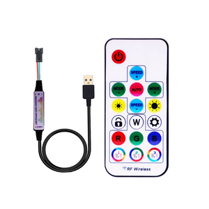 Ws2812b ws2811 Pixels <span class=keywords><strong>LED</strong></span> Strip điều khiển ánh sáng rf17keys <span class=keywords><strong>Dimmer</strong></span> từ xa cho DC5-24V 24 phím RGB điều khiển cho <span class=keywords><strong>LED</strong></span> Tape - Product Image 1