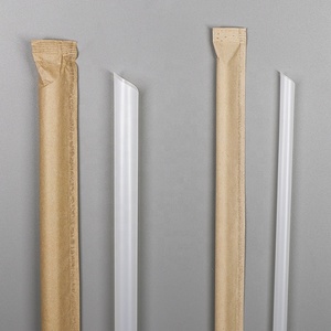 Disposable Biodegradable PLA <b>Drinking</b> <b>Straws</b> Eco-friendly Set for Parties Hotels Caterers Cafes & Coffee Shops - Product Image 2