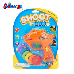 Pistola Giocattolo con Proiettili in Schiuma Morbida e Dischi di Plastica - Product Image 6