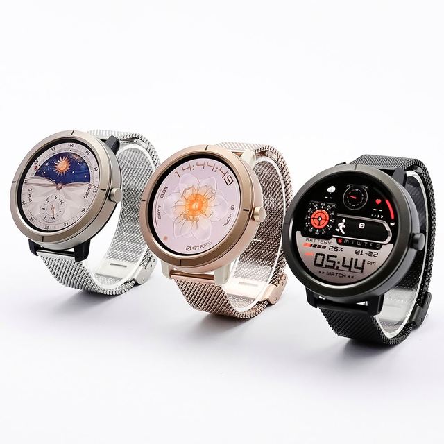DM76 Outdoor Sport Smart Watch GPS Ultra-thin 1.32'' AMOLED BT Call 50M Waterproof Compass Heart Rate Unisex 5-10 Days Battery