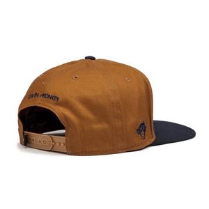 หมวกแก๊ป Snapback แบบปรับได้ สีน้ำตาล สไตล์ฮิปฮอป หมวก Snapback แบบสั่งทำ ขายส่ง ปักลาย 3 มิติ - Product Image 3