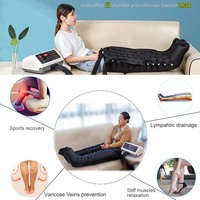 Appareil de thérapie par compression pneumatique VU Professional à 12 chambres avec bottes de compression pour la physiothérapie et la relaxation