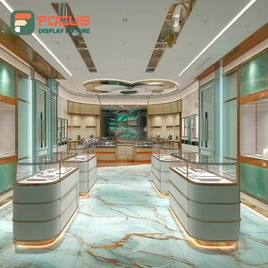 Custom Mall Jewelry Store Fixtures Polished Surface Brand Store Display Counter - Product Image 6