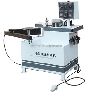 Máquina de fabricación de bandas de borde de PVC, brazo plegable, dobladora de bordes curvos, CHINA, HYSEN