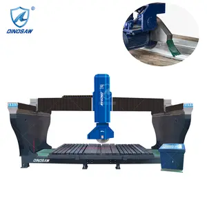 Ganger CNC đá cạnh máy cắt sử dụng đá granit cầu đã thấy máy để bán Máy cắt đá granite