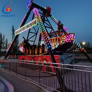 Emocionantes juegos de paseos en barco <span class=keywords><strong>pirata</strong></span> para diversión Feria Parque de entretenimiento Fibra de vidrio duradera Metal Capacidad para 24 personas 17KW Potencia al aire libre - Product Image 2