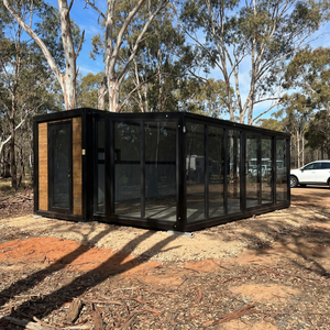 Moderne Case Prefabbricate Piccole, Casa Container con Parete in Vetro, Casette da Giardino, <span class=keywords><strong>Hotel</strong></span> e Resort, Case Container dallo Stile Unico - Product Image 2