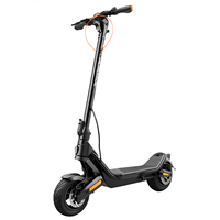 Trottinette électrique pliable intelligente pour adultes, pneus anti-crevaison de 10 pouces, guidon ergonomique réglable, commande par application, moteur 600W