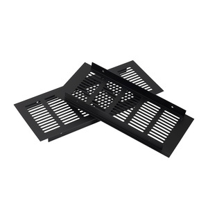Grille de ventilation en alliage d'aluminium pour armoire, couvercle d'évacuation rectangulaire pour placard de cuisine, design minimaliste, installation facile - Product Image 2