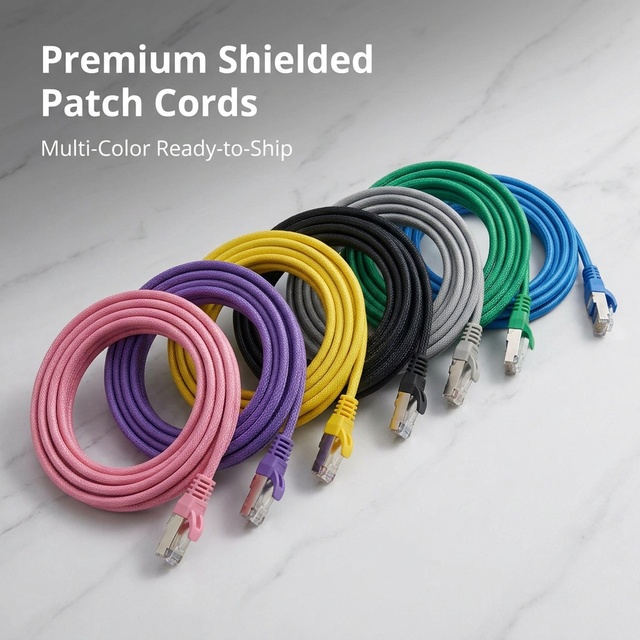 KECHENG Ethernet Patch Cord Cat6a Cat7 PVC LSZH Jacket RJ45 8P8C Custom Logo OEM China Factory