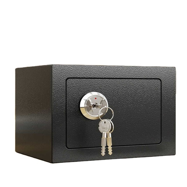 YH3720 Small Single Opening Mechanical Safe, Wall Mounted Security Safe Box, Password Safe with Money Saving Box for Home & Kids
