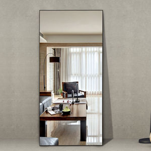 <span class=keywords><strong>Miroir</strong></span> sur <span class=keywords><strong>pied</strong></span> triangulaire à cadre <span class=keywords><strong>noir</strong></span> fin, directement de l'usine, <span class=keywords><strong>miroir</strong></span> de corps entier pour chambre à coucher, salon, décoration, vente en gros - Product Image 2